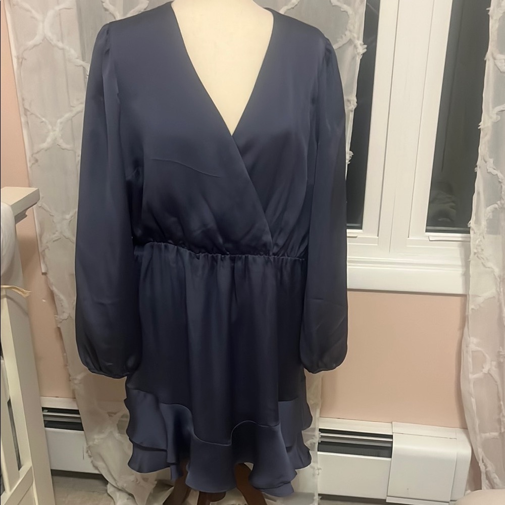 Elegant Navy Blue Dress